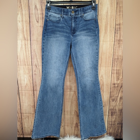 WHBM White House black market skinny flare bootcut jeans size 6s - Picture 2 of 6